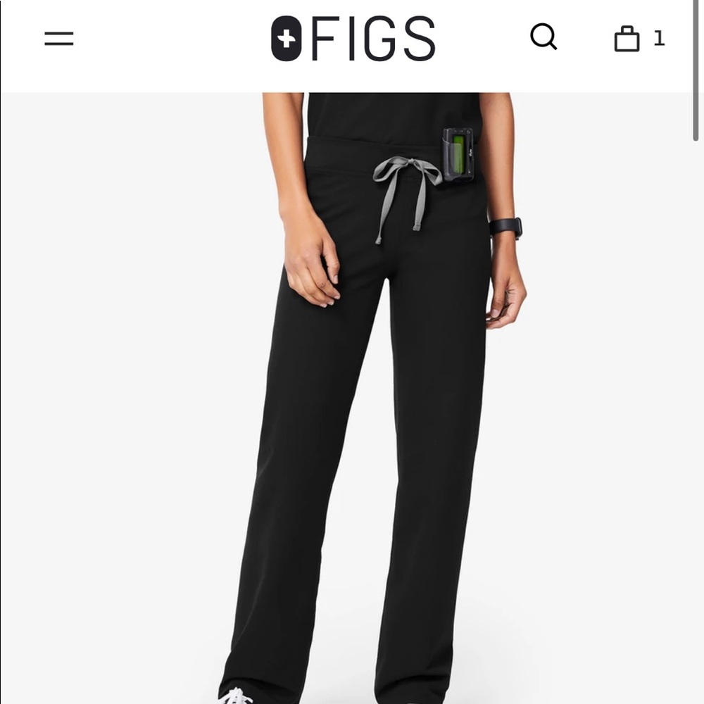 FIGS Livingston straight leg scrub pant (M)